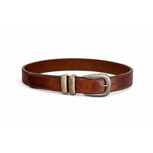 Billy Belts California  Brown Leather Belt Made in USA Distressed Patina Size 36
